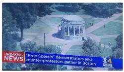 Love Fest in Boston: Trump Shows Support for ANTIFA Shutting Down Free Speech Rally Love Fest in Boston: Trump Shows Support for ANTIFA Shutting Down Free Speech Rally