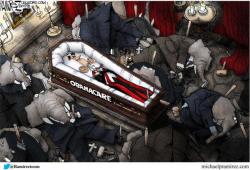 Artist's Impression Of GOP Obamacare Repeal Negotiations Artist's Impression Of GOP Obamacare Repeal Negotiations
