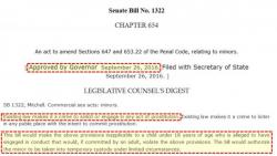 California Democrats Legalize Child Prostitution California Democrats Legalize Child Prostitution
