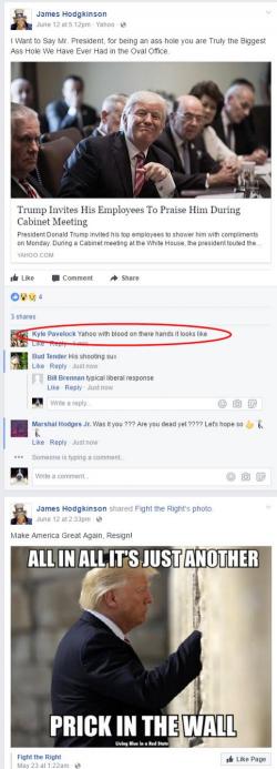 Shooter Identified As Never-Trumper James Hodgkinson: “Mr. President You Are Biggest Asshole Ever” Shooter Identified As Never-Trumper James Hodgkinson: “Mr. President You Are Biggest Asshole Ever”