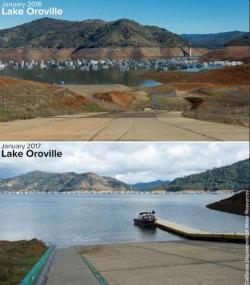Stunning Before And After Pictures Of The California Drought And Devastating Rain Storms
