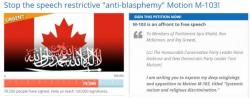 Canada Passes 'Blasphemy' Bill To Silence Critics Of Islam Canada Passes 'Blasphemy' Bill To Silence Critics Of Islam