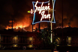 Dramatic Photos Of Record-Setting Wildfire Above Downtown Los Angeles Dramatic Photos Of Record-Setting Wildfire Above Downtown Los Angeles