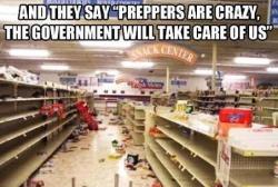 Empty Shelves & Madness (In America): A Minor Winter Storm Drove People Into "Panic Buying Of Food And Basics"