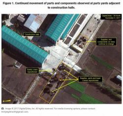 Satellite Images Reveal North Korea "Aggressively" Working On Ballistic Missile Submarine