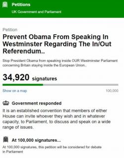 Obama Writes Op-Ed To "Blood Brother" Britain: Don't Leave EU (Or Else) Obama Writes Op-Ed To "Blood Brother" Britain: Don't Leave EU (Or Else)