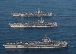 For The First Time In A Decade, US Puts On 3 Carrier "Show Of Force" Next To North Korea