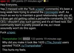 Reddit CEO Admits To Editing Posts Made By Trump Supporters Reddit CEO Admits To Editing Posts Made By Trump Supporters