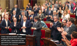 Showdown In Spain: Madrid Moves To Block Catalonia Referendum
