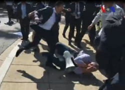 Human Rights Protesters Beat Down By Pro-Erdogan Goons Outside Embassy In D.C.