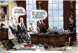 Meanwhile In The Oval Office... Meanwhile In The Oval Office...