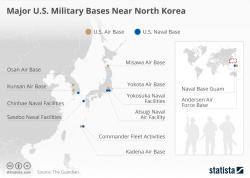 Mapping Major US Military Bases Near North Korea