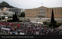 Greece Again Shut Down By Protests And Strikes Over Pensions