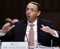 "We Take Confidentiality Seriously At DOJ" Rosenstein Blasts Comey For Leaking Trump Memo