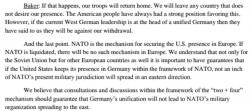 Newly-Declassified Documents Show Western Leaders Promised Gorbachev that NATO Would Not Move “One Inch Closer” to Russia