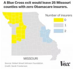 Another Insurer Quits Obamacare Leaving 25 Counties In Missouri With No Healthcare Options